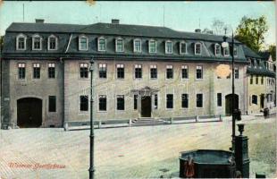 1914 Weimar, Goethehaus / house of Goethe (surface damage)