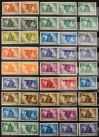 30 fekete lapos A4-es berakó, benne modern magyar kiadások, néhány vágott (betapadások), használt bé...