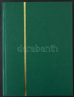 30 fekete lapos A4-es berakó, benne modern magyar kiadások, néhány vágott (betapadások), használt bé...