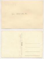 2 db régi fotó képeslap: magyar katonák feleségükkel / 2 pre-1945 photo postcards: Hungarian soldier...