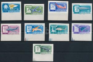 1962 Ikarusztól az űrrakétáig vágott ívszéli sor, 4 értéken illesztő kereszttel (3.500)