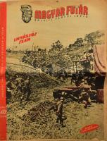 1944 Magyar Futár, Rajniss Ferenc lapja IV. évf. 24. sz., 1944. jún. 14., sérülésekkel, lapszéli foltokkal