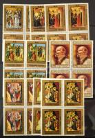 Festmény sorok, főleg összefüggésekben, tömbökben 20 egy oldalas A4-es berakólapon, gyűrűs borítóban