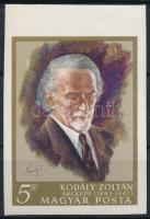 1968 Kodály Zoltán (I.) vágott bélyeg