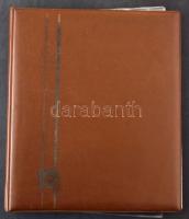 12 lapos gyűrűs levélberakó, benne kevés angol gyarmat, Isle of Man, FDC-k, kínai képeslapok