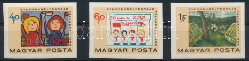 1968 Gyermekrajz-pályázat vágott sor (3.000)