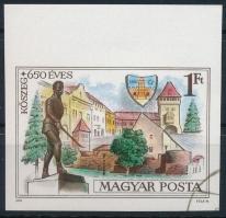 1978 Kőszeg 650 éves ívszéli vágott bélyeg