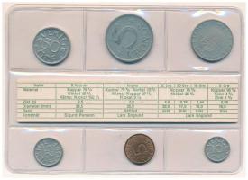 Svédország 1976. 5ö-5K (6xklf) forgalmi sor fólia tokban T:UNC, patina
Sweden 1976. 5 Öre - 5 Krono...