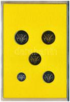 Jemen 1974(1394) 1f-50f (5xklf) forgalmi sor eredeti műanyag tokban, karton borítékban T:PP
Yemen 1...