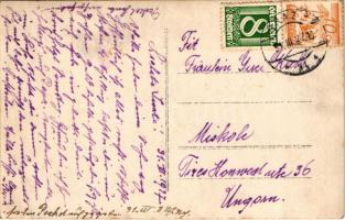 1927 Graz, Göstinger Strasse 79., Hanns Rauch Spezereiwaren / street, groceries, shop. photo (crease...