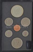 Kanada 1977. 1c-1$ (6xklf) forgalmi sor eredeti dísztokban, benne 1977. 1$ Ag "Ezüstjubileum&qu...