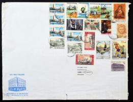 190 db A/4-es méretű, magyar és belga levél