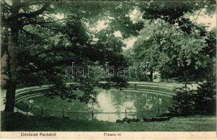 1910 Parád, Timsós tó. Fogyasztási szövetkezet kiadása, Rónai felvétele (fl)