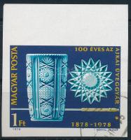 1978 100 éves az ajkai üveggyár vágott bélyeg