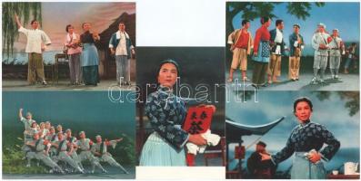 Pekingi Opera Kínai forradalmi balett 5 modern képeslap