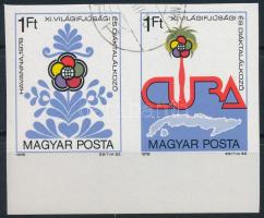 1978 VIT (II.) Kuba ívszéli vágott pár (4.000)