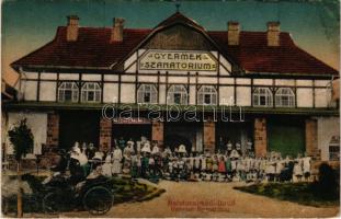 Balatonalmádi, Gyermek szanatórium + "KÖZTÁRSASÁG" (r)