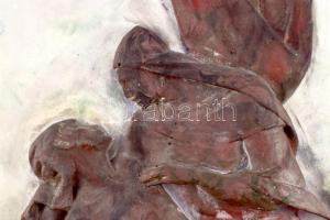 Piéta. Festett gipsz dombormű, 55x40 cm /// KIZÁRÓLAG SZEMÉLYES ÁTVÉTEL, NEM POSTÁZZUK! / ONLY PERSO...