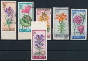 1966 Természetvédelem (I.) - Virág (VII.) vágott sor (4.500)