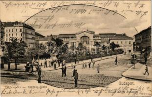 1902 Budapest VIII. Rákóczi tér, Vásárcsarnok, Friedmann Adolf üzlete. Divald Károly 640. sz. (EK)