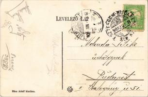 1908 Piliscsaba, Főhercegi kápolna, Római katolikus templom. Blau Adolf kiadása + "ESZTERGOM - ...