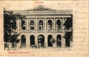 1901 Szolnok, megyeház. Szigeti H. fényképész (fl)