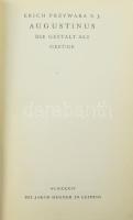 Przywara, Erich: Augustinus. Die Gestalt als Gefüge. Lepizig, 1934, Jakob Hegner, 647+1 p. Német nyelven. Kiadói egészvászon-kötésben.
