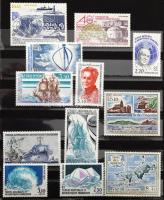 Francia Antarktisz gyűjtemény a kezdetektől 1996-ig 8 lapos közepes berakóban jobb sorokkal és 1 blo...