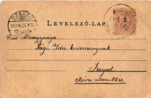 1899 Arad, Vártemplom a kórházzal. Bloch H. kiadása / Festungs-Kirche u. Spital / castle church, hos...