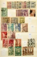 Argentína 443 db bélyeg 6 lapos, közepes berakóban