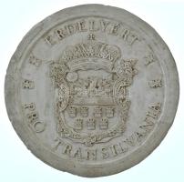 Bognár György (1944-) 1990. "Erdélyért - Pro Transilvania" emlékérem gipsz előlapi POZITÍV...