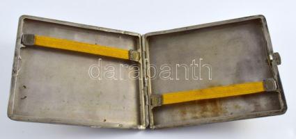 Monogramos ezüst (Ag) tárca, jelzett, bruttó 107g