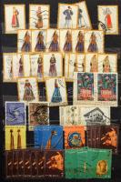 Ciprus és Görögország 675 db bélyeg, köztük klasszikusok is, 10 lapos, közepes berakóban