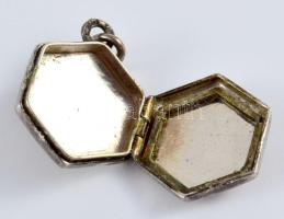 Ezüst (Ag) kegytárgytartó medál, nettó 2,6g