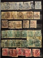 Deutsches Reich sok példányos tétel a Germania kiadástól 1922-ig, 16 lapos, közepes berakóban + benne 5 stecklapon