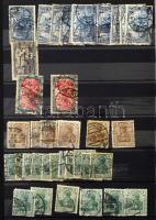 Deutsches Reich sok példányos tétel a Germania kiadástól 1922-ig, 16 lapos, közepes berakóban + benn...