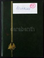Deutsches Reich sok példányos tétel a Germania kiadástól 1922-ig, 16 lapos, közepes berakóban + benn...