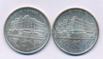 1993. 200Ft Ag "MNB" (2x) T:AU,XF patina
Adamo F13