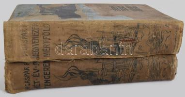 Dr. Gáspár Ferenc: Negyvenezer mérföld vitorlával és gőzzel. Bp., Singer és Wolfner. + Dr. Gáspár Fe...