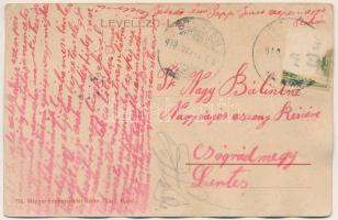 1910 Tátraháza, Mlynceky (Magas-Tátra, Vysoké Tatry); Aurora villa, nyaraló / villa (hullámos / wavy...