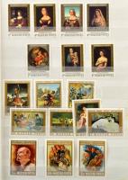 Modern magyar fogazott és vágott kiadások rengeteg sorral, kevés bélyegzettel 30 lapos A/4 berakóban...