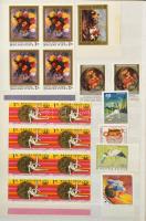 Modern magyar fogazott és vágott kiadások rengeteg sorral, kevés bélyegzettel 30 lapos A/4 berakóban...