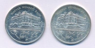 1992. 200Ft Ag "MNB" (2x) T:AU,XF
Adamo F13