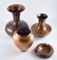 Doboznyi iparművész réz tárgy, vázák, dísztálak, stb.