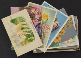 100 db MODERN húsvéti üdvözlő képeslap / 100 modern Easter greeting postcards