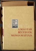 Magyar bélyegek monográfiája I-VII. kötet, használt, de belül jó állapotú