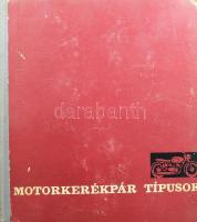 Rózsa György: Motorkerékpár típusok. Bp., 1965, Műszaki Könyvkiadó, 168 p. Egyetlen kiadás.. Gazdag fekete-fehér képanyaggal illusztrálva. Kiadói félvászon-kötés, viseltes borítóval, helyenként kissé foltos lapokkal, tulajdonosi névbejegyzéssel.