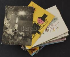 100 db MODERN karácsonyi üdvözlő képeslap / 100 modern Christmas greeting postcards