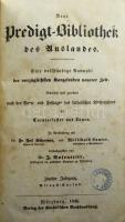 1845-1846 Neue Predigt-Bibliothek des Auslandes Erster Jahrgang: Advent - und Oster-Cyclus. Zweiter ...