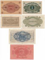 Német Birodalom 1914. 2M + Németország / Weimari Köztársaság 1920. 1M + 2M + Német Harmadik Birodalo...